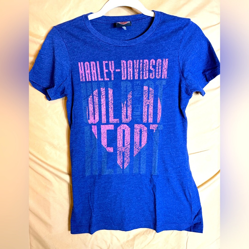 Harley Davidson Wild At Heart tee shirt Small